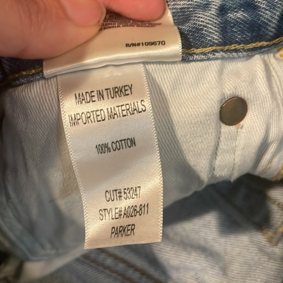 Womens Agolde Parker Vintage Cut Off Short in Swapmeet - Picture 12 of 12